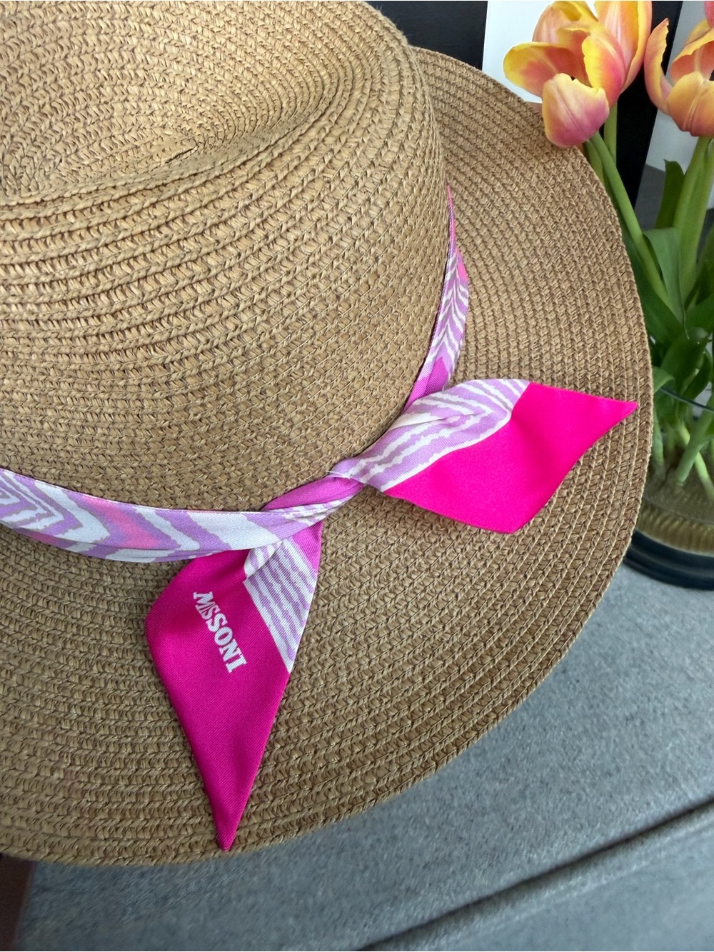 NWT MISSONI Straw Hat